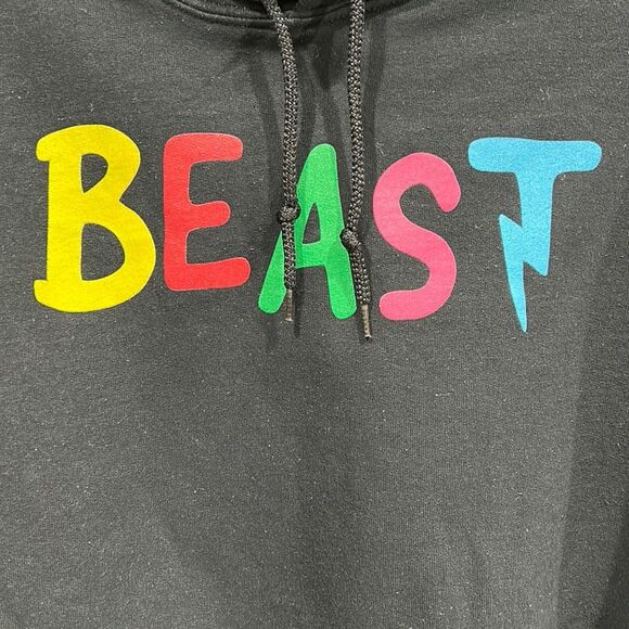 Mr. Beast Men’s Beast Blue Lighting Bolt Sweater - M - Picture 2 of 4